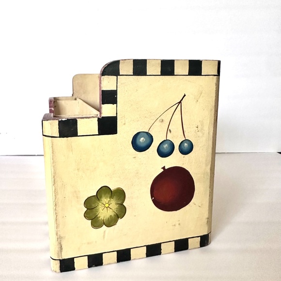 MacKenzie-Childs Look Alike Set Recipe Book & File Organizer / Organizer - Picture 8 of 10